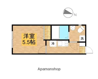 ハイグローブ東十条【4階】の間取り