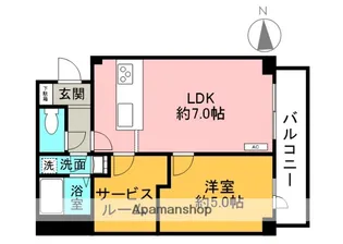 エトワール仲宿【3階】の間取り