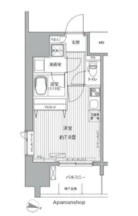センテニアル王子神谷【4階】の間取り