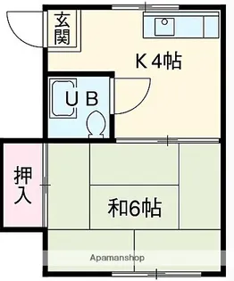 タマハイツ【2階】の間取り