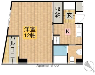 カザルス・スクエア【2階】の間取り