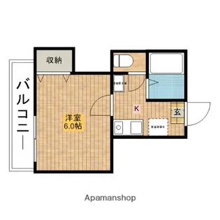 ルミエール高尾【2階】の間取り