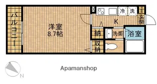 エルスタンザ赤羽【3階】の間取り