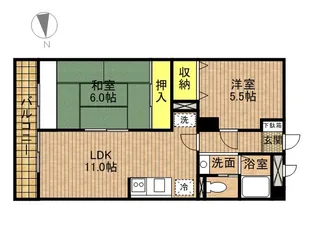 エーデルワイス【2階】の間取り