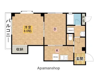 ローズガーデン【1階】の間取り