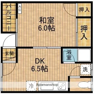 ヒルズB【1階】の間取り
