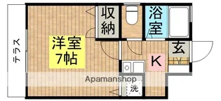アマリンハイツ赤羽西が丘【1階】の間取り