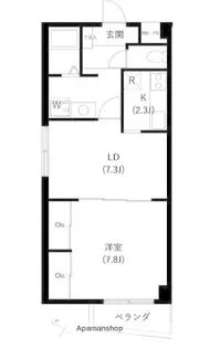 サンセゾンI【3階】の間取り