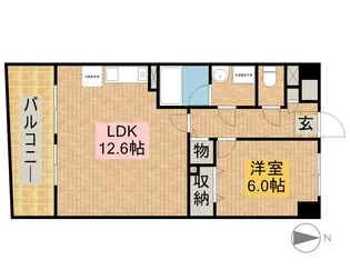 コンフォール浮間舟渡【4階】の間取り
