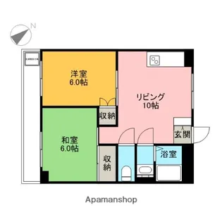 東都自動車浮間マンション【6階】の間取り