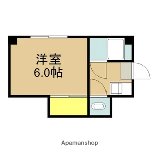 渡辺マンション(神谷2)【2階】の間取り