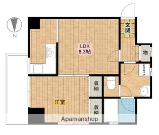 ヒルトップマンション【10階】の間取り