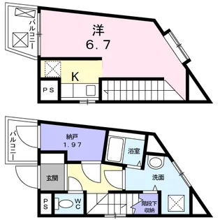 箱根ハイライズビル【3階】の間取り