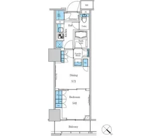 パークアクシス滝野川ラ ブリーズ【9階】の間取り