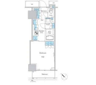 パークアクシス滝野川ラ ブリーズ【11階】の間取り