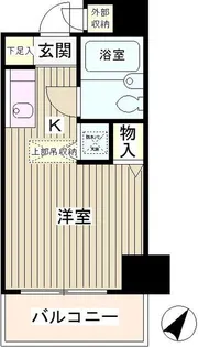 栗生ハイツ【6階】の間取り