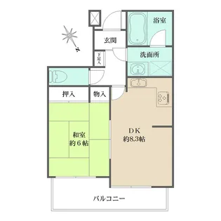 板橋本町グリーンパーク【3階】の間取り