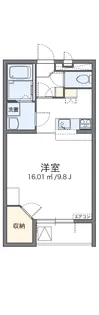 レオパレスノワール Ⅱ【3階】の間取り