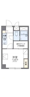 レオパレス御代の台【1階】の間取り