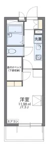 レオパレスエトワール ピア【2階】の間取り
