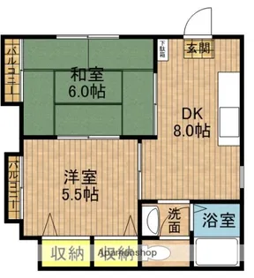 パームハウス【2階】の間取り