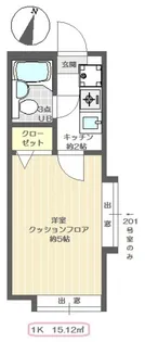 インプレス亀有【1階】の間取り