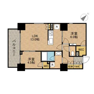 ルフォンプログレ滝野川【5階】の間取り