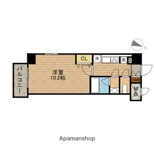 東京都北区東十条4丁目【マンション】の間取り