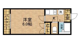 ヴァンテ赤羽【2階】の間取り