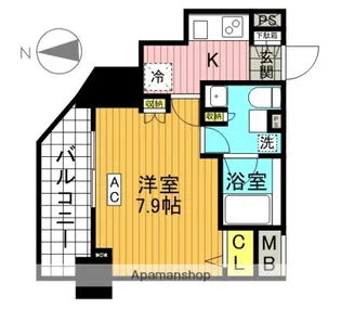 スカイコート板橋大山【7階】の間取り