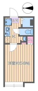 ジュエル梅島【1階】の間取り
