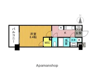 パレステージ青井ナチュラコート【1階】の間取り