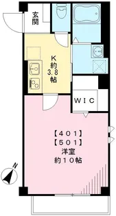 CASA一里塚 カーサイチリヅカ【501号室号室】の間取り