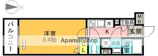 ラフィスタ東武練馬【4階】の間取り