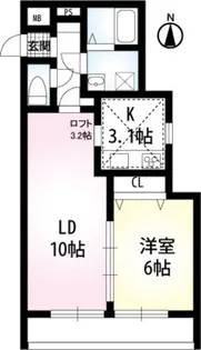 ジュールエストⅡ【1階】の間取り