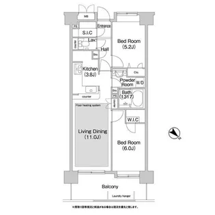 コンフォリア板橋仲宿【11階】の間取り