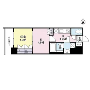 リバーレ池袋【10階】の間取り