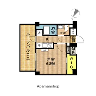 AZEST北赤羽【3階】の間取り