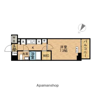 AZEST北赤羽【2階】の間取り