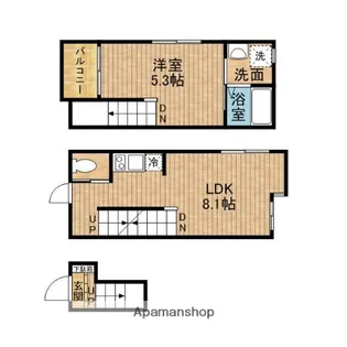 BEテラス赤羽【2階】の間取り