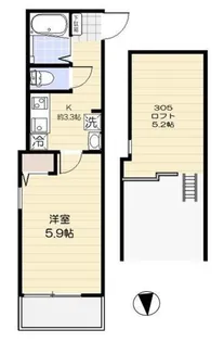 ルミエール赤羽【3階】の間取り