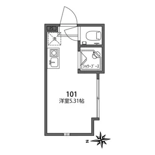 リーブル赤羽【1階】の間取り