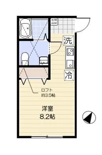フォーリア加賀【1階】の間取り