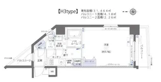 ズーム板橋大山【5階】の間取り