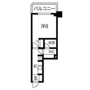 エルフォルテ赤羽西【1階】の間取り