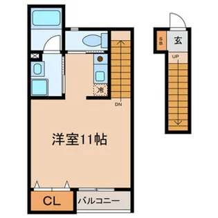 ウィッシュハイツⅡ【2階】の間取り