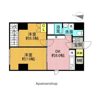 BEE FLATS【9階】の間取り