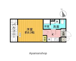 SHOKENRESIDENCE板橋区役所前【4階】の間取り