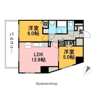 センテニアル王子神谷【10階】の間取り