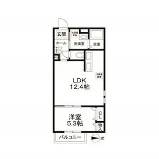 FOREST SIDE【1階】の間取り